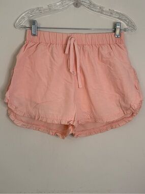 Celebrity Pink pull on preppy pink ruffled lined shorts SZ SM